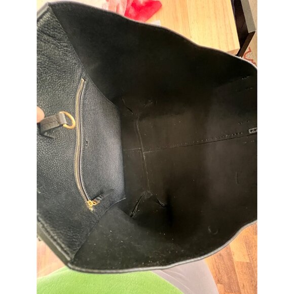 AUTHENTIC TORY BURCH BLACK LEATHER MCGRAW SHOULDER BAG - Picture 8 of 10